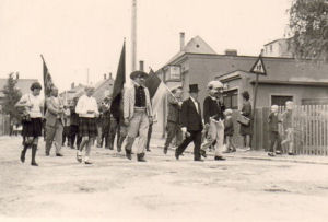 Umzug der Kleingrtner zum 50 jhrigen Bestehen