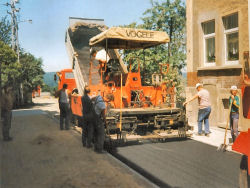 Straenbau am Zieger 1993