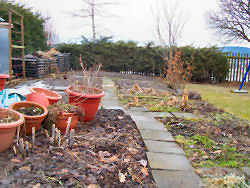 Der Garten im März 2006