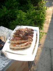 Einweihung des Grillkamineinsatzes am 02. Juni 2006