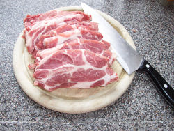Nackensteaks mit Ahornsirupglasur