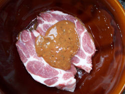 Nackensteaks mit Ahornsirupglasur