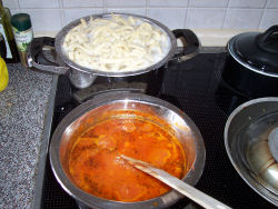 Nudeln mit Ketchup selbstgemacht